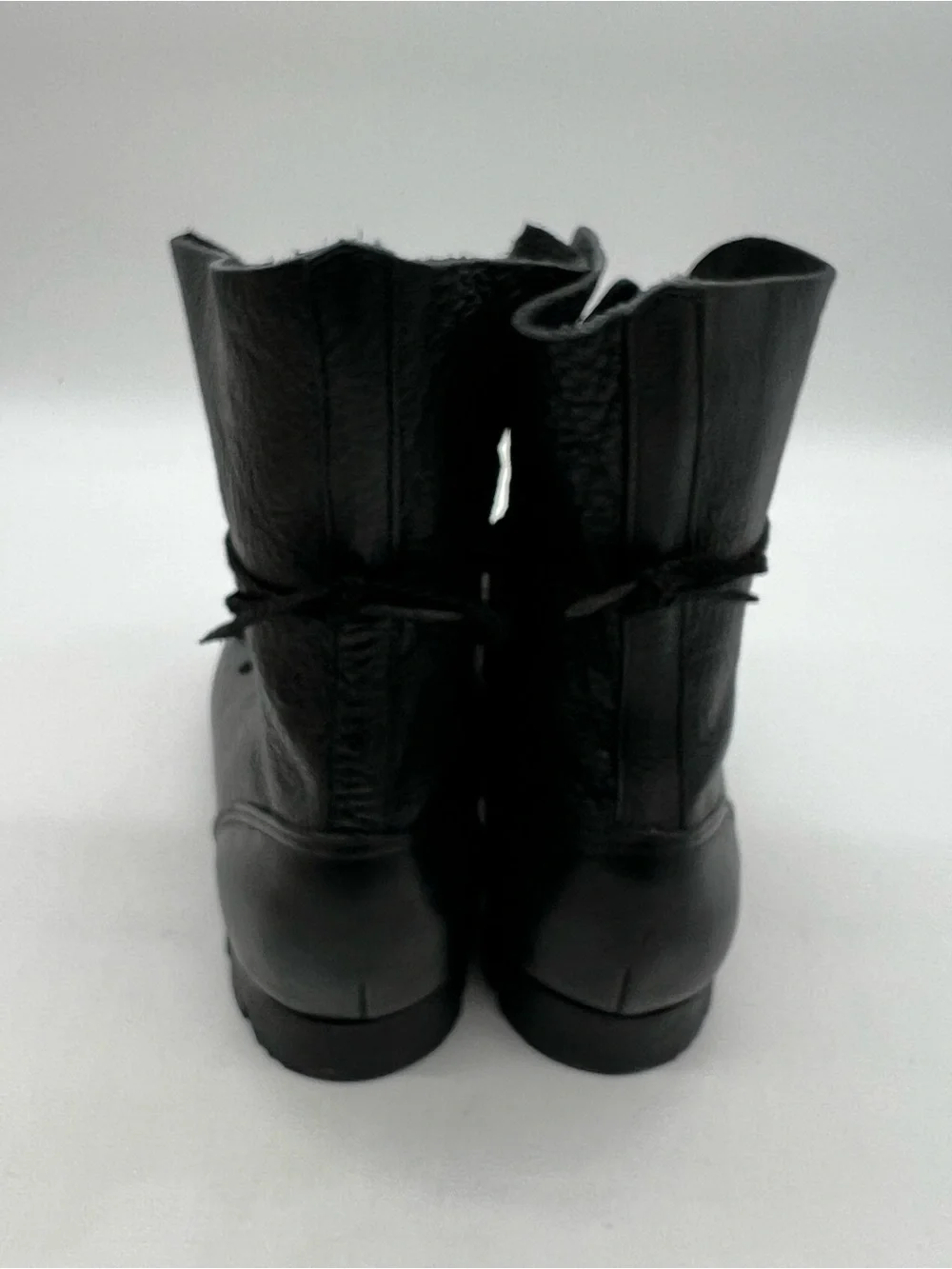 Son of Sandlar James Boot Black Leather Men's Size 45 US 12 Ankle Lace Up Boots.